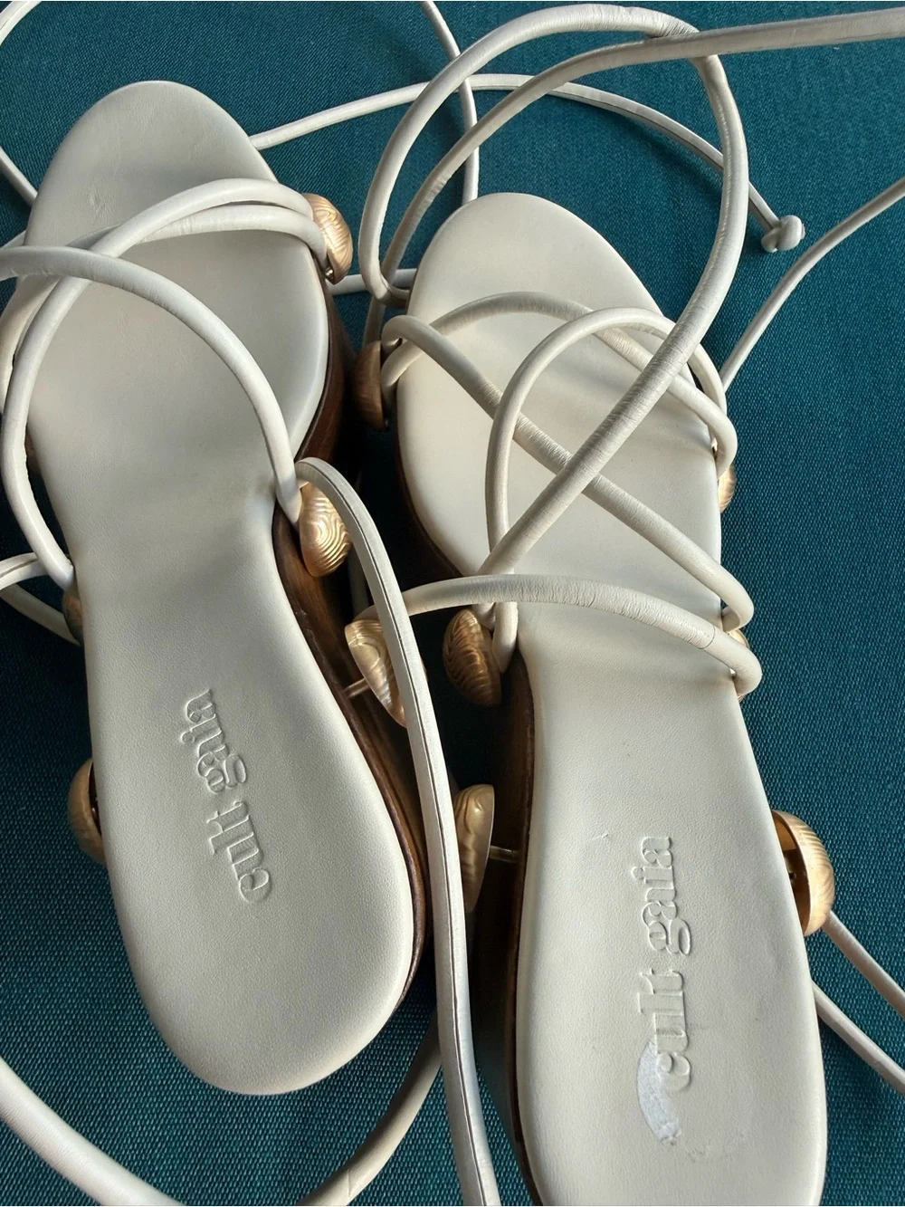 Cult Gaia Terra Sandal in Off White | REVOLVE brand new size 35